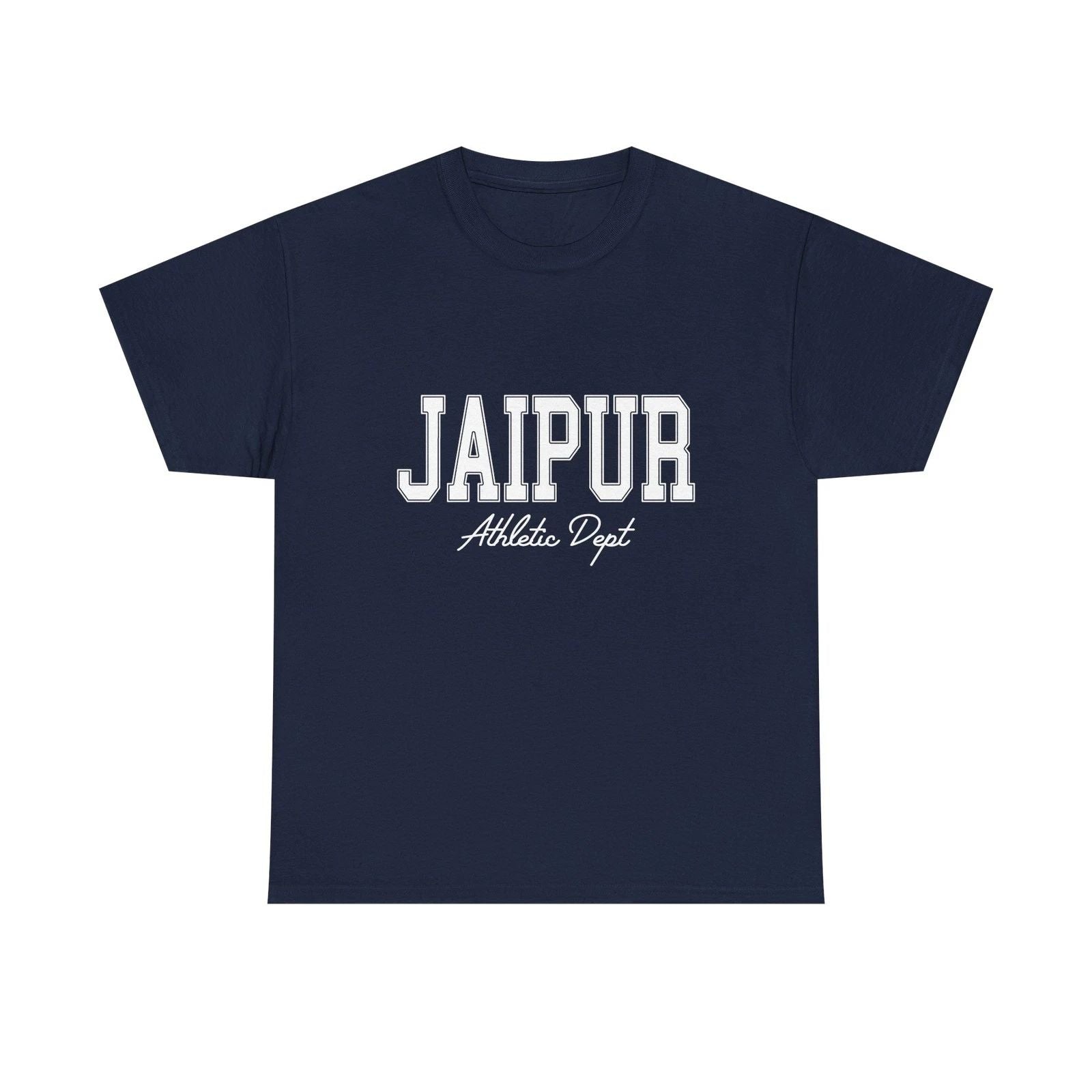 Jaipur India Retro Vacation Souvenir Y2k Aesthetic, Athletic Dept Tee