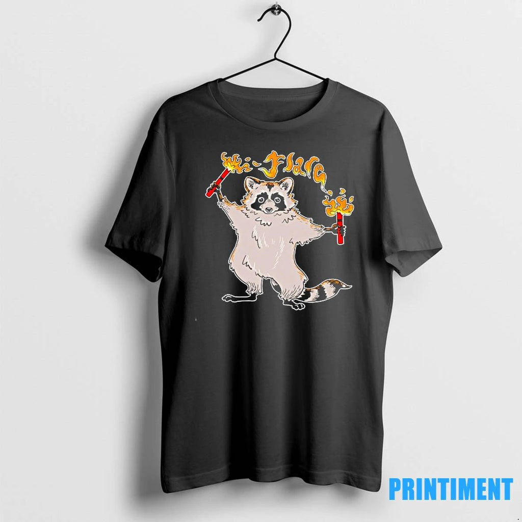 Raccoon Fire Dancing Flare Tshirts Sweater