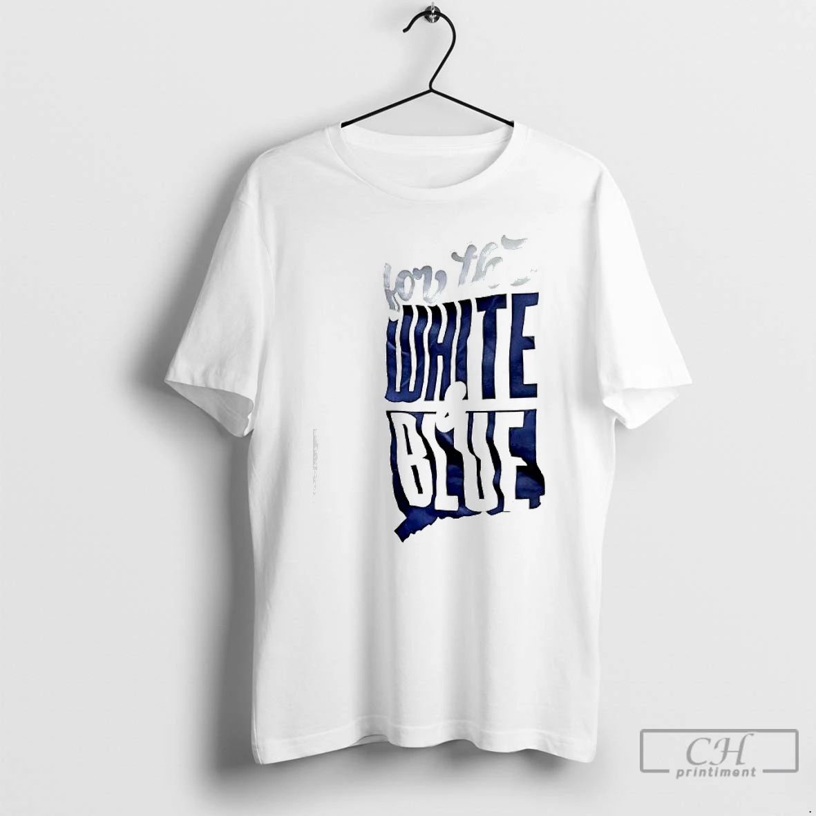 Premium For The White Blue T Shirts