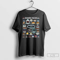 Premium Shark Faces Type Of Shark T Shirts