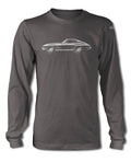 1963 Chevrolet Corvette Sting Ray Split Window C2 T-Shirt - Long Sleeves - Side