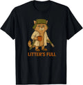 Litters Full Cat Parody Funny Cat Christmas Unisex T-Shirt Size S-5XL