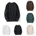 Slim Fit Men's Pullover T Shirt with Long Sleeves Perfect Layering Piece