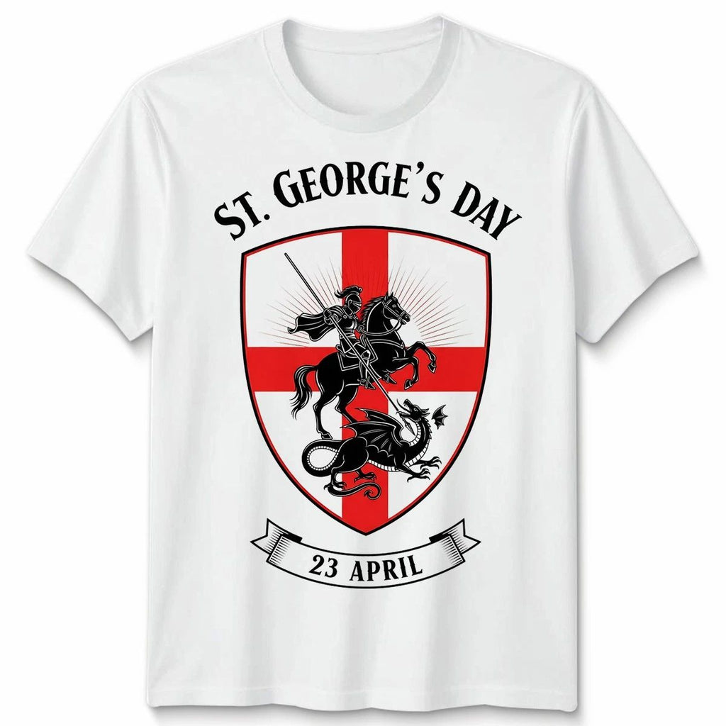 St Georges Day England Dragon Knight St Georges Unisex Tshirt