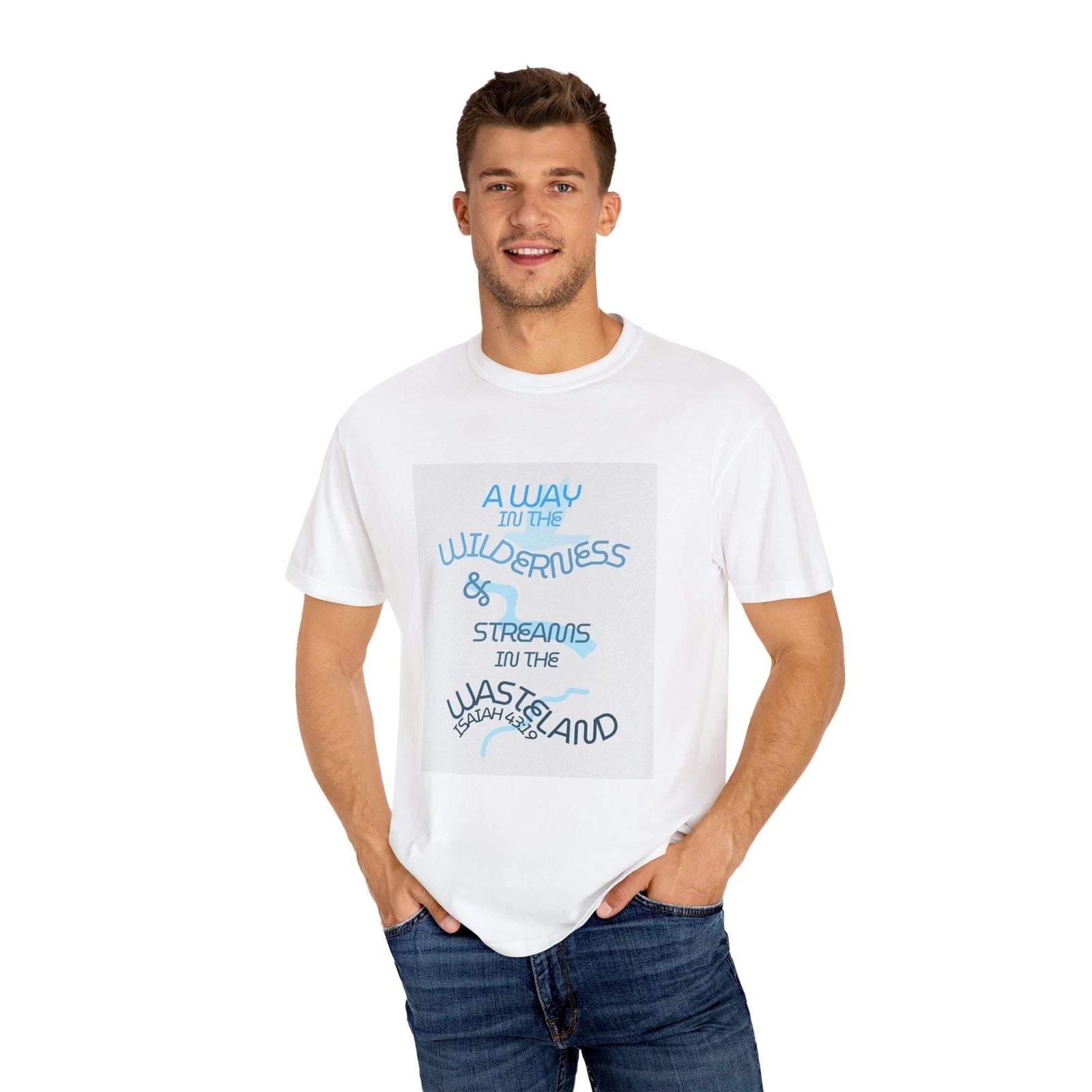 Inspirational Wilderness T-shirt, Motivational Gift, Nature Lover Apparel, Bible