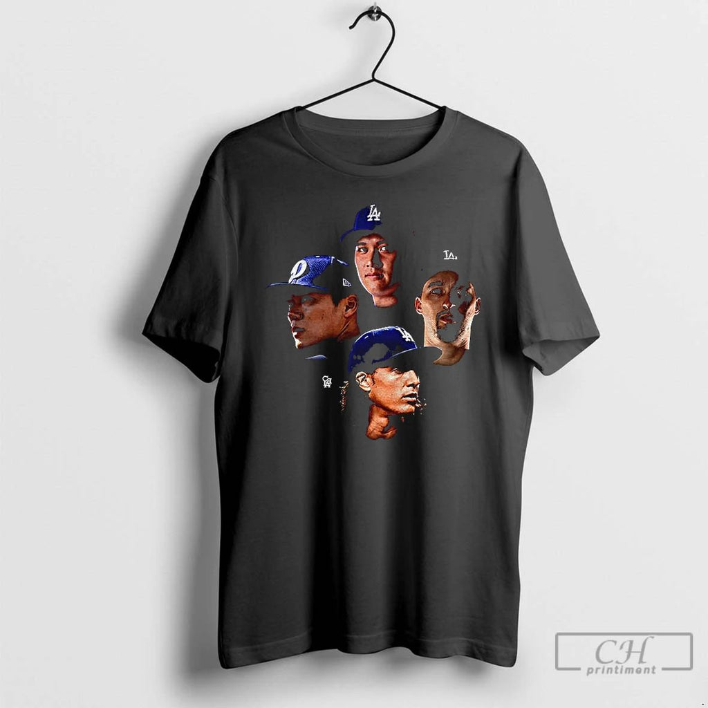 Classic Los Angeles Dodgers 2025 4 Aces X Deathrow T Shirts