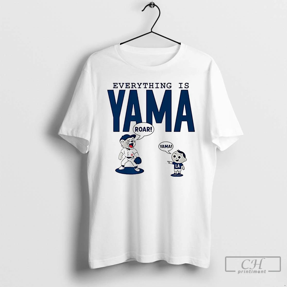 Classic Yoshinobu Yamamoto Everything Is Yama La Dodgers T Shirts