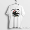 Classic Merry F Caw F Funny Crow Christmas T Shirts