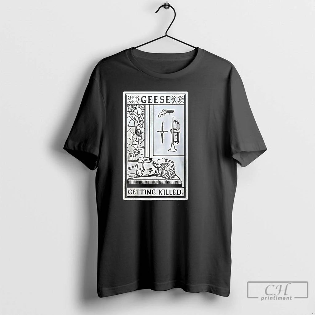Classic Geese Getting Killed Card T Shirts