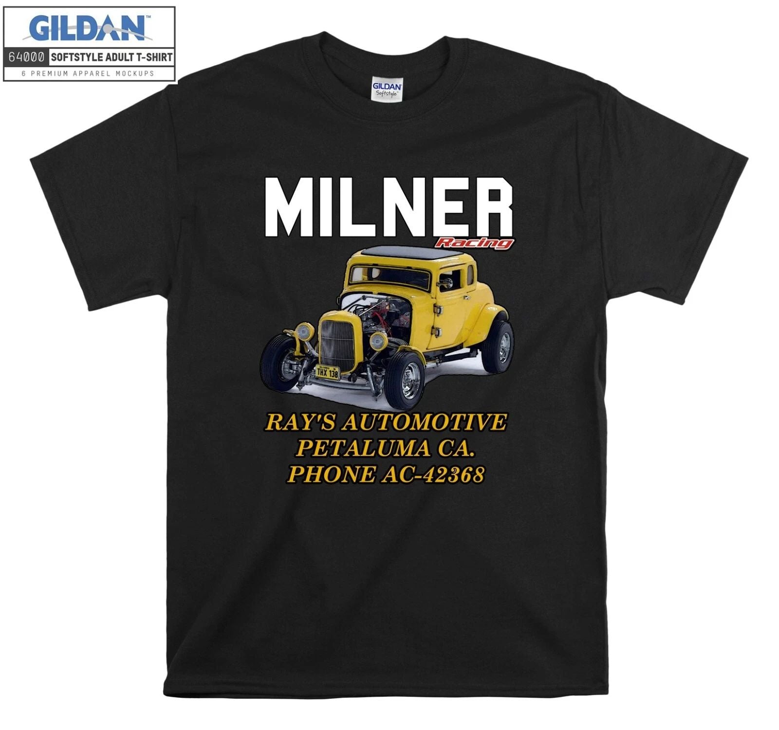 Graffiti Milner's '32 Deuce T-shirt Coupe T shirt Men Women Unisex Tshirt 2158