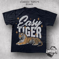 Easy Tiger Comfort Tee Retro Boho Style Graphic Shirt