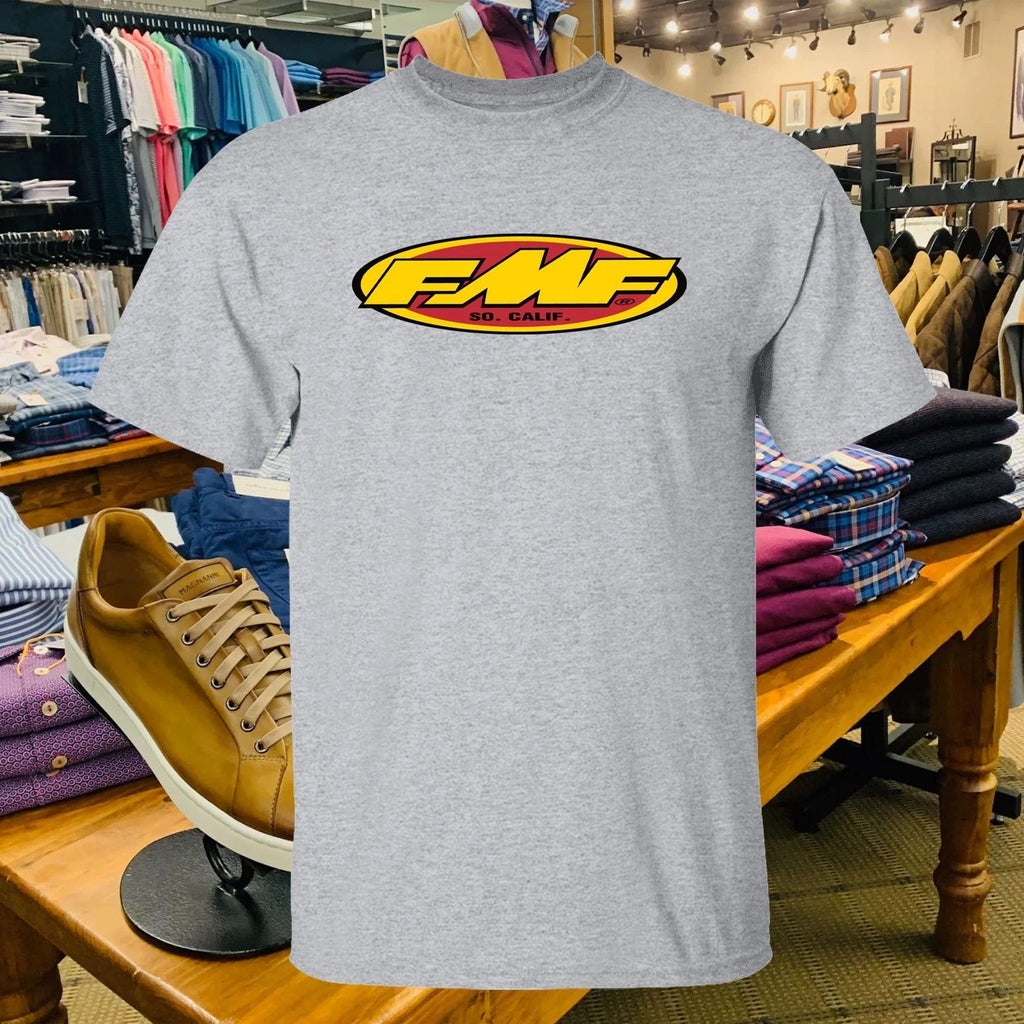 New FMF Motocross logo funny T-Shirt Size S-5XL Made in USA
