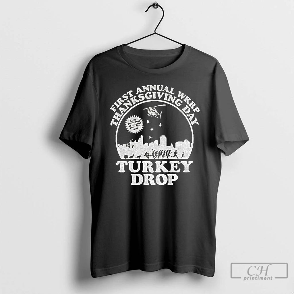 Premium Turkey Drop First Annual Wkrp Thanksgiving Day T Shirts