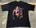 Janet Jackson World Tour 93-94 Cotton Black Unisex Shirt S-4XL