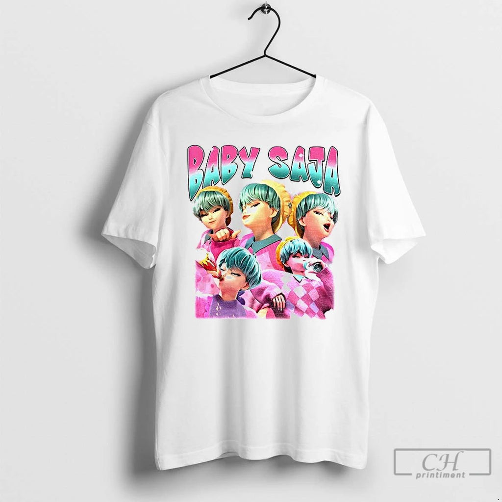 Classic Cute Baby Saja Demon Hunters Movie Graphic T Shirts