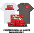 Classic American  Hot Rod Pickup T Shirt C/O Mark Barrett S-5XL