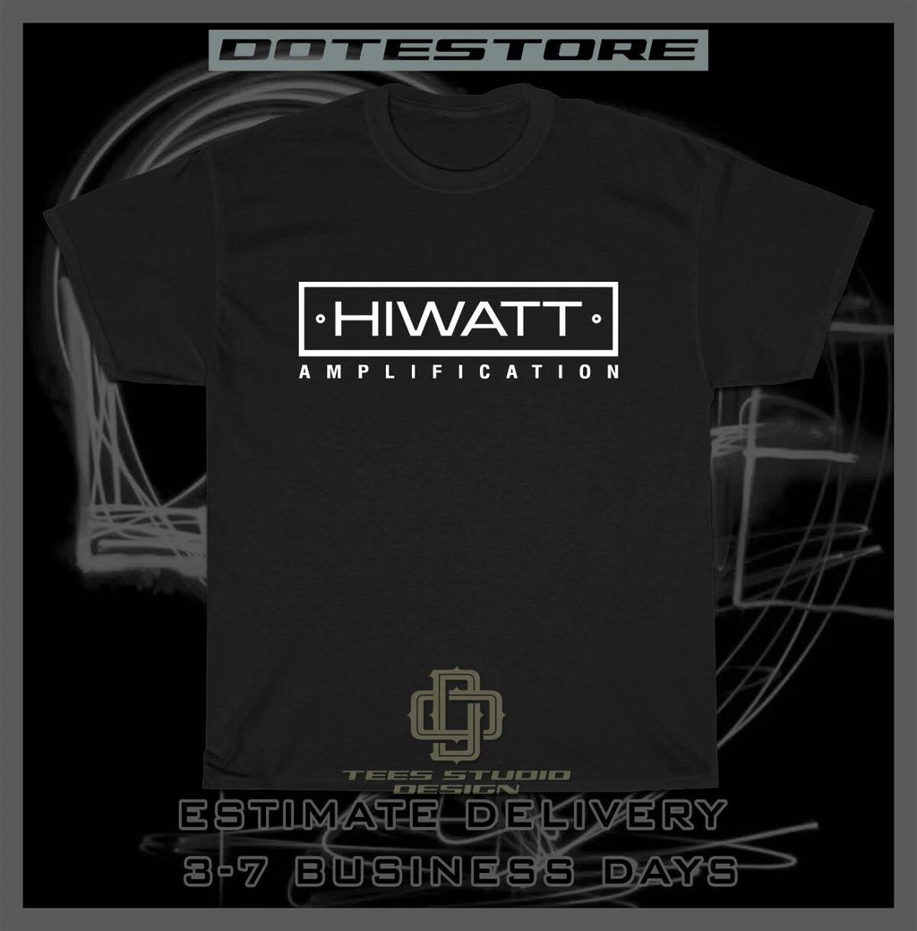 Tee Shirt Hiwatt Amplifiers Logo Men's T-Shirt American Dotees Tee Shirt