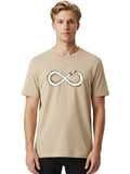 Rocket-Infinity Mens Graphic Tee, 100% Cotton, Casual Summer Wear