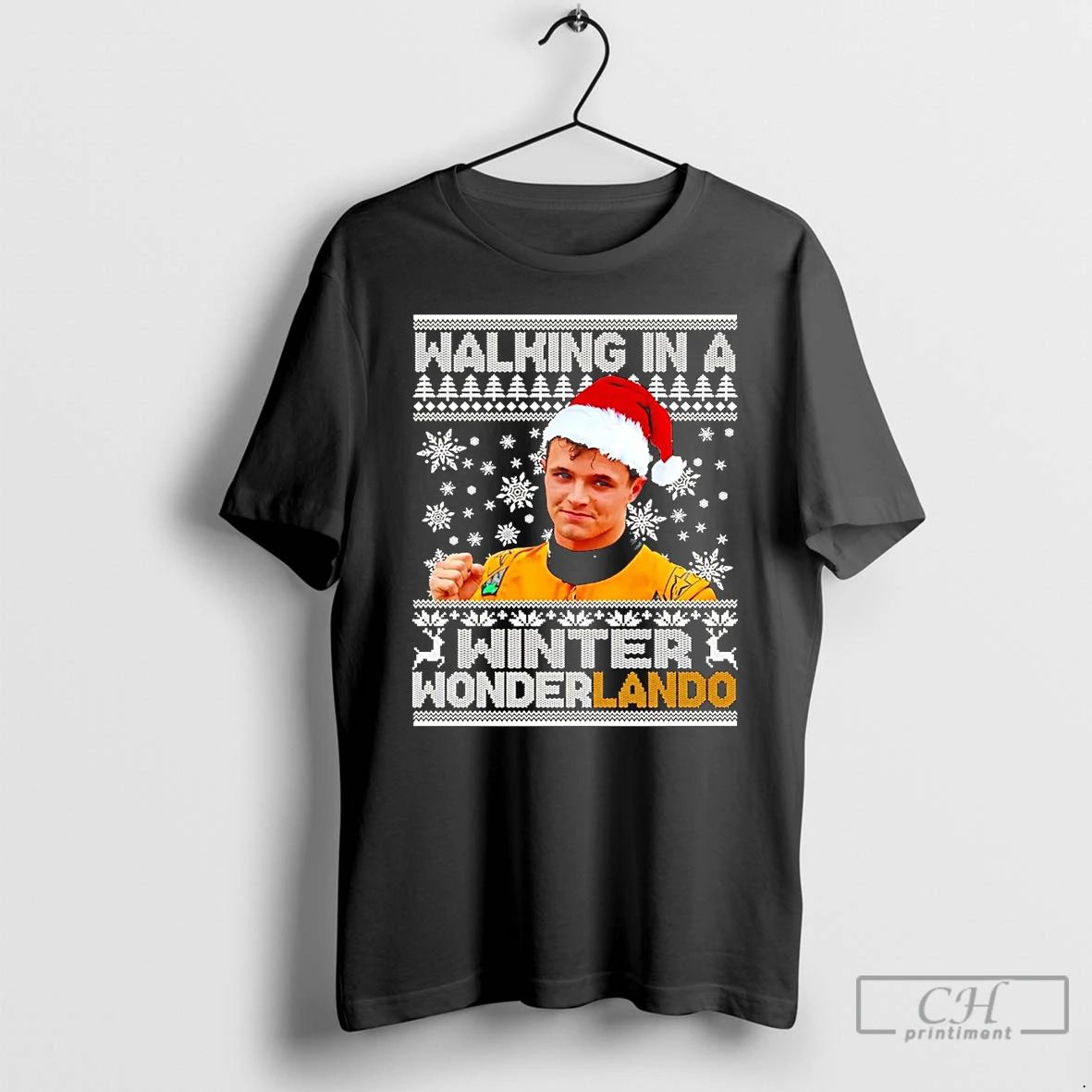 Premium Lando Walking In A Winter Wonderlando Christmas T Shirts