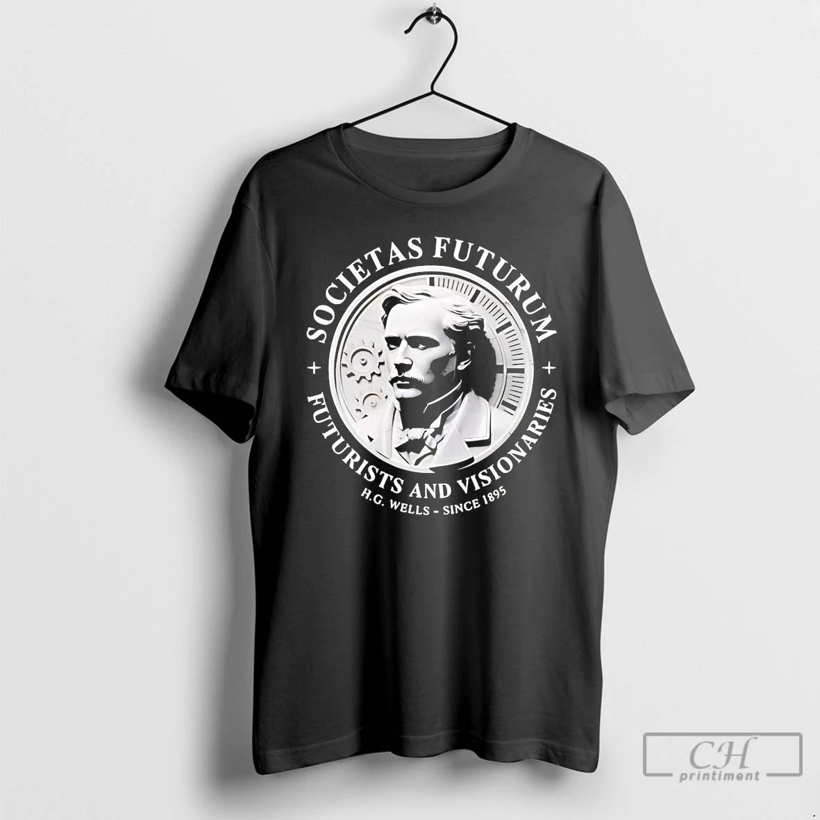 Premium Societas Futurum Futurists And Visionaries Hg Wells Since 1895 T Shirts