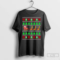 Classic Santa Riding Giraffe Ugly Christmas T Shirts