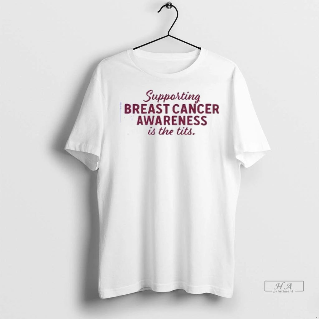 Trendy Officials Supporting Breast Cancer Awareness Is The Tits Shirt Sweater