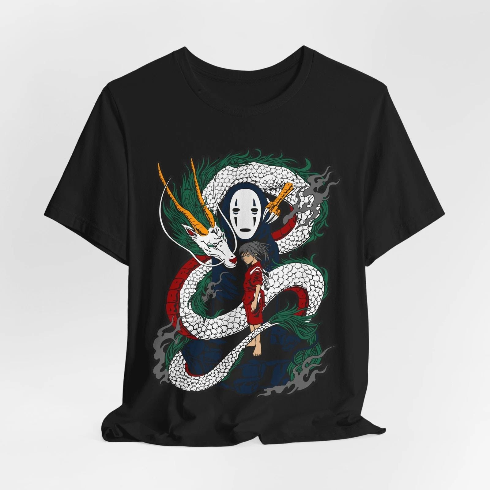 Spirited Away Anime Graphic Tee - Unisex T-Shirt, Studio Ghibli Shirt, Hayao