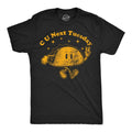 Mens Funny T Shirts C U Next Tuesday Sarcastic Adult Graphic Tee for Men