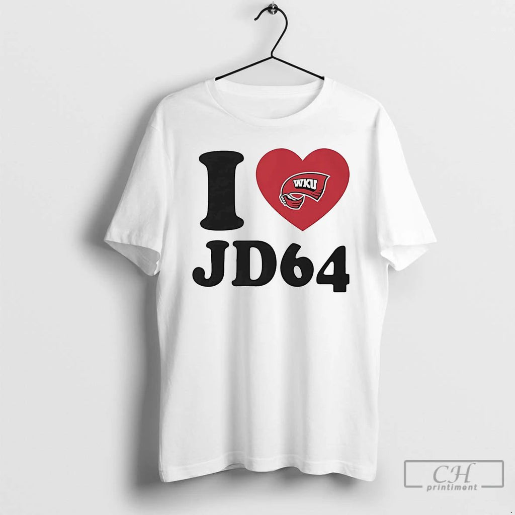 Classic I Love Jd 64 Jackson Dialls Western Kentucky T Shirts