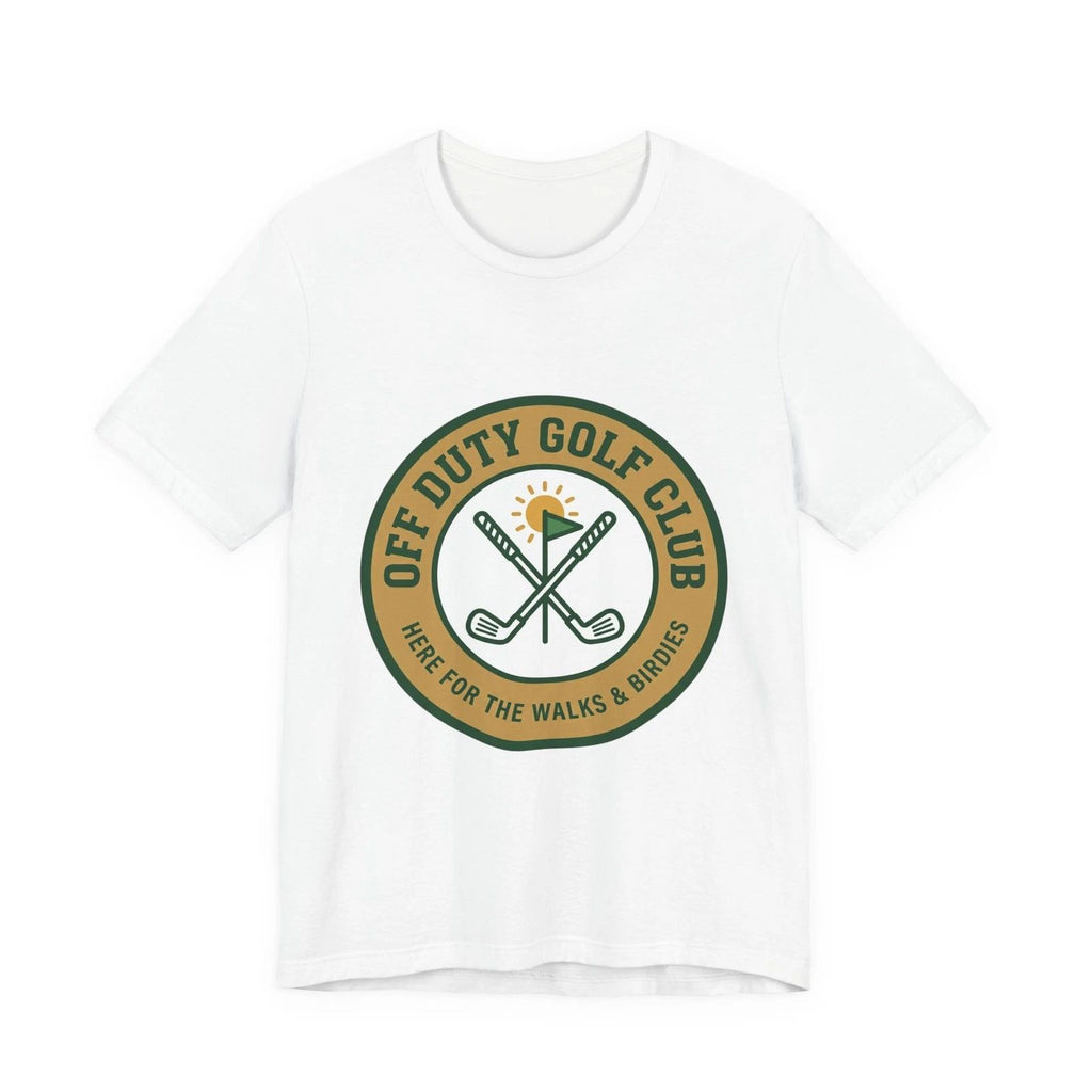 Off Duty Golf Club T‑Shirt | golf aesthetic, weekend golfer
