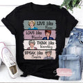 The Golden Girls Shirt, Live Like Rose, Love Like Blanche