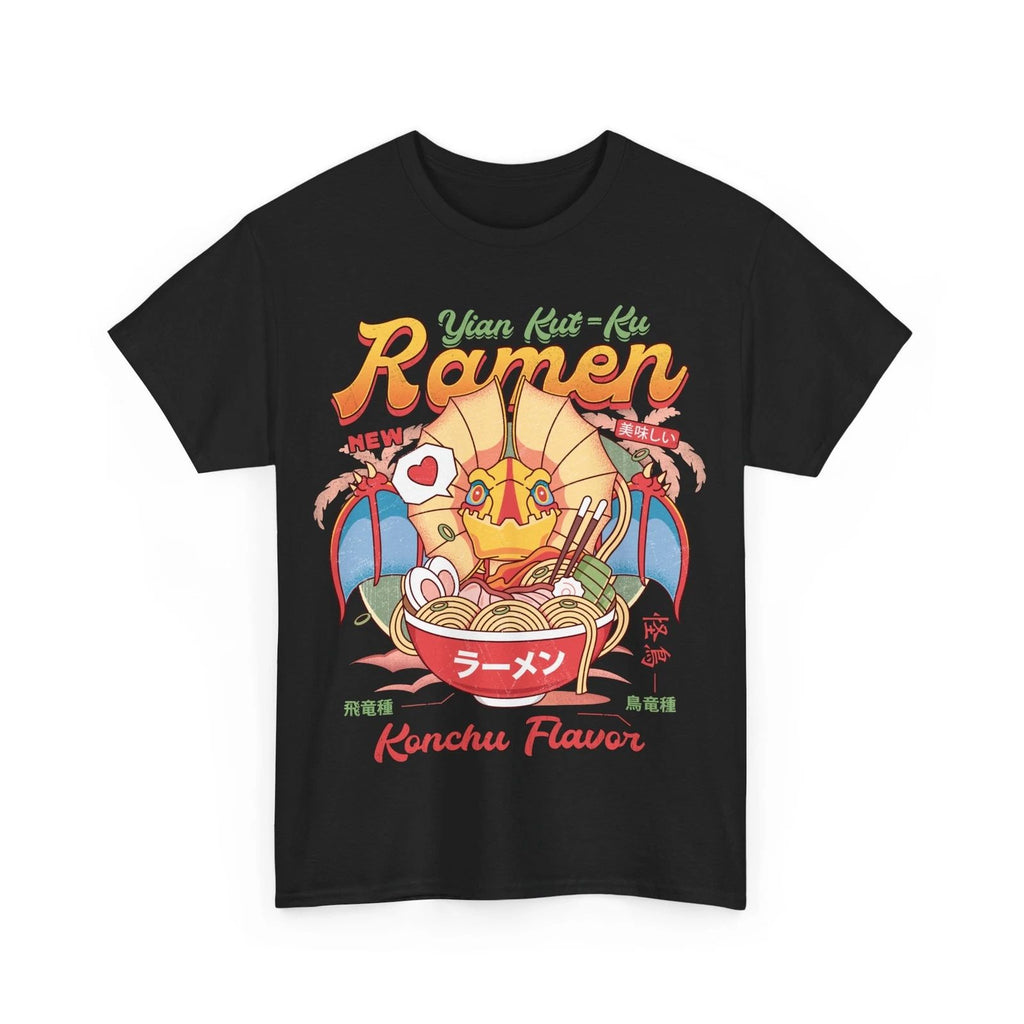 Yian Kut Ku Ramen Vintage Unisex T-Shirt. Monster Hunter Games. Wilds. Rise.