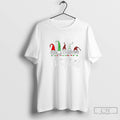 Classic Gnomes In Plaid Hats Merry Christmas T Shirts