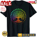 2026/Tree Of Life Phases Of The Moon Yoga Lover Gift Unisex T-Shirt