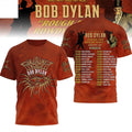 Bob Dylan Rough And Rowdy Ways Tour 2026 3D T-Shirt
