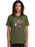 Cupid-Rodent Mens Graphic Tee, 100% Cotton, Casual Summer Wear