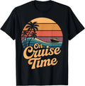 Retro On Cruise Time Summer Vacation Outfits For Women Men T-shirt Sweartshirt