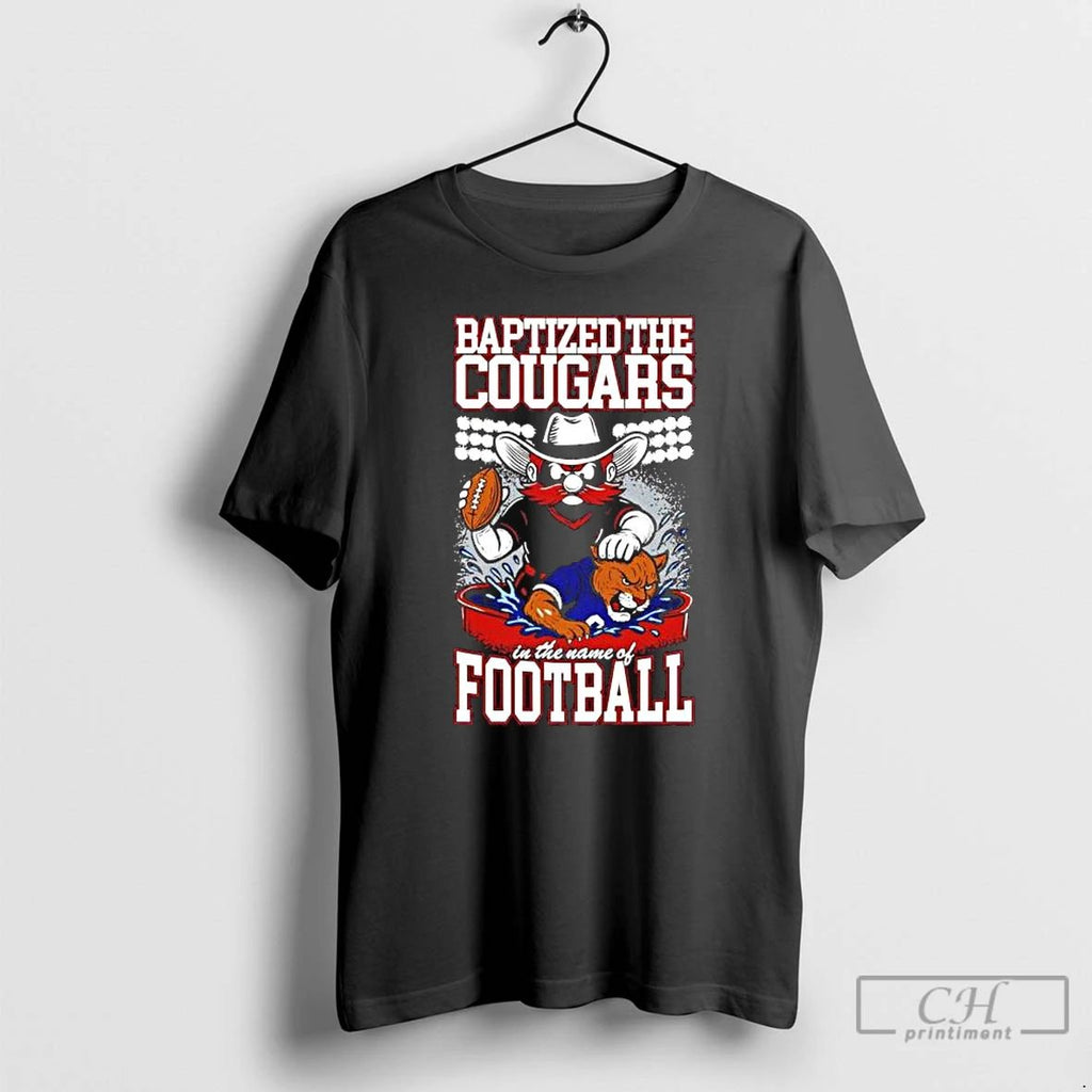 Premium Texas Tech Beat Byu Baptized The Cougars In The Name Of Football T Shirts