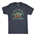 Mens Its Not Hoarding If Its Plants T Shirt Funny Nature Plant Botany Lovers Tee
