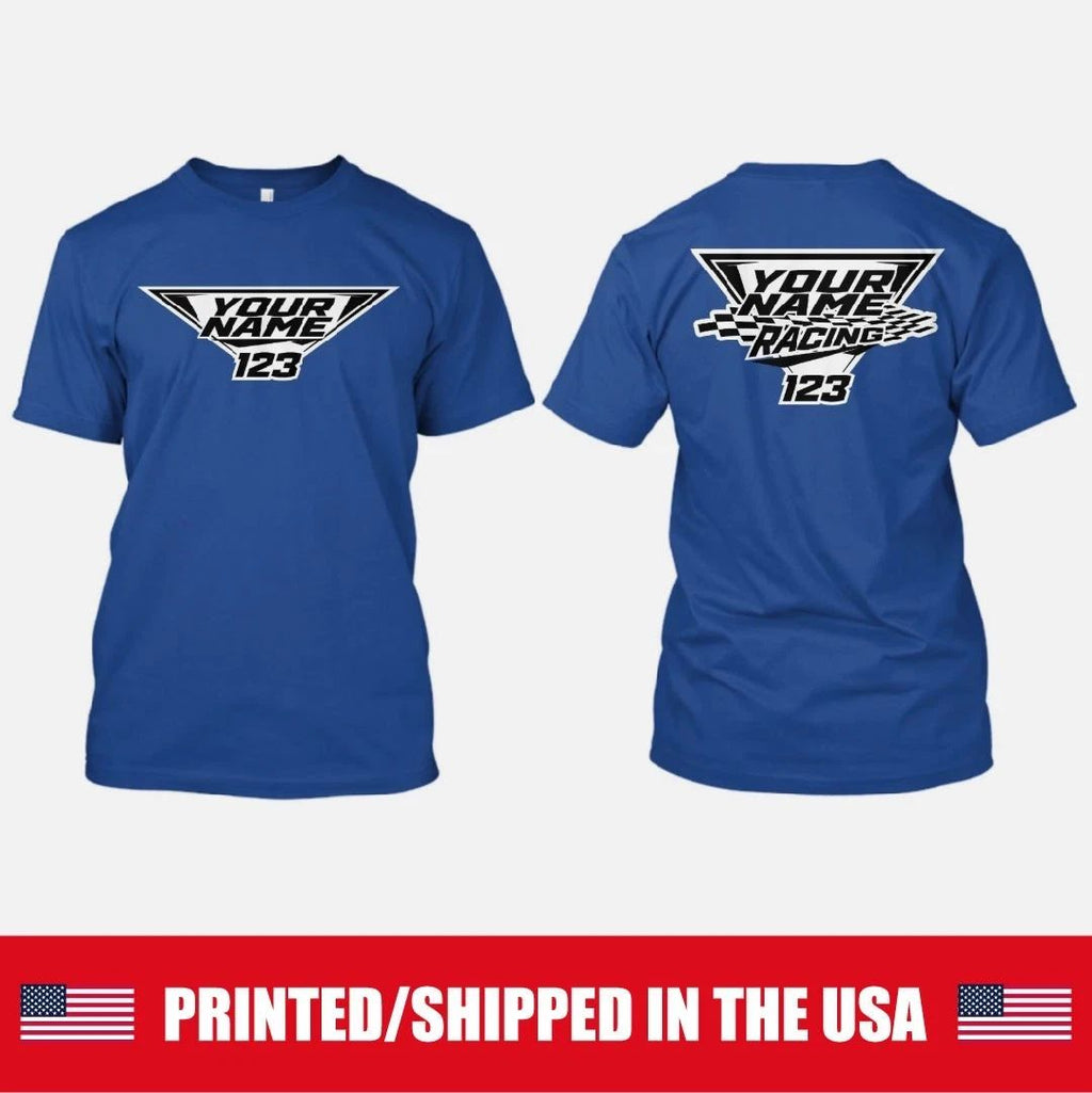 CUSTOMIZED RACING MOTOCROSS TSHIRT YOUR NAME AND NUMBER HONDA KAWASAKI KTM YZ RM