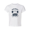 Santa Monica Los Angeles Surfing Graphic Unisex Tee Get To The Sea Design With P