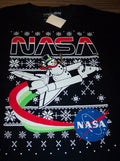 FUNNY NASA SNOWMAN SPACESHUTTLE CHRISTMAS T-Shirt MENS XL NEW w/ TAG Holiday