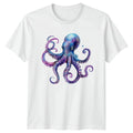Watercolor Galaxy Octopus T-Shirt Fantasy Ocean Animal Gift For Him And Her