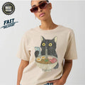 Funny Cat Ramen Shirt T Shirt Cute Food Graphic Cat Lover Gift