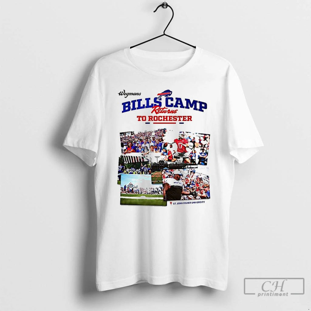 Classic Wegmans Bills Camp Return To Rochester T Shirts