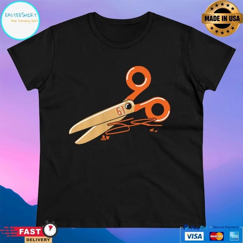 Anaheim Ducks Cutter Gauthier Scissors Signature T-shirt