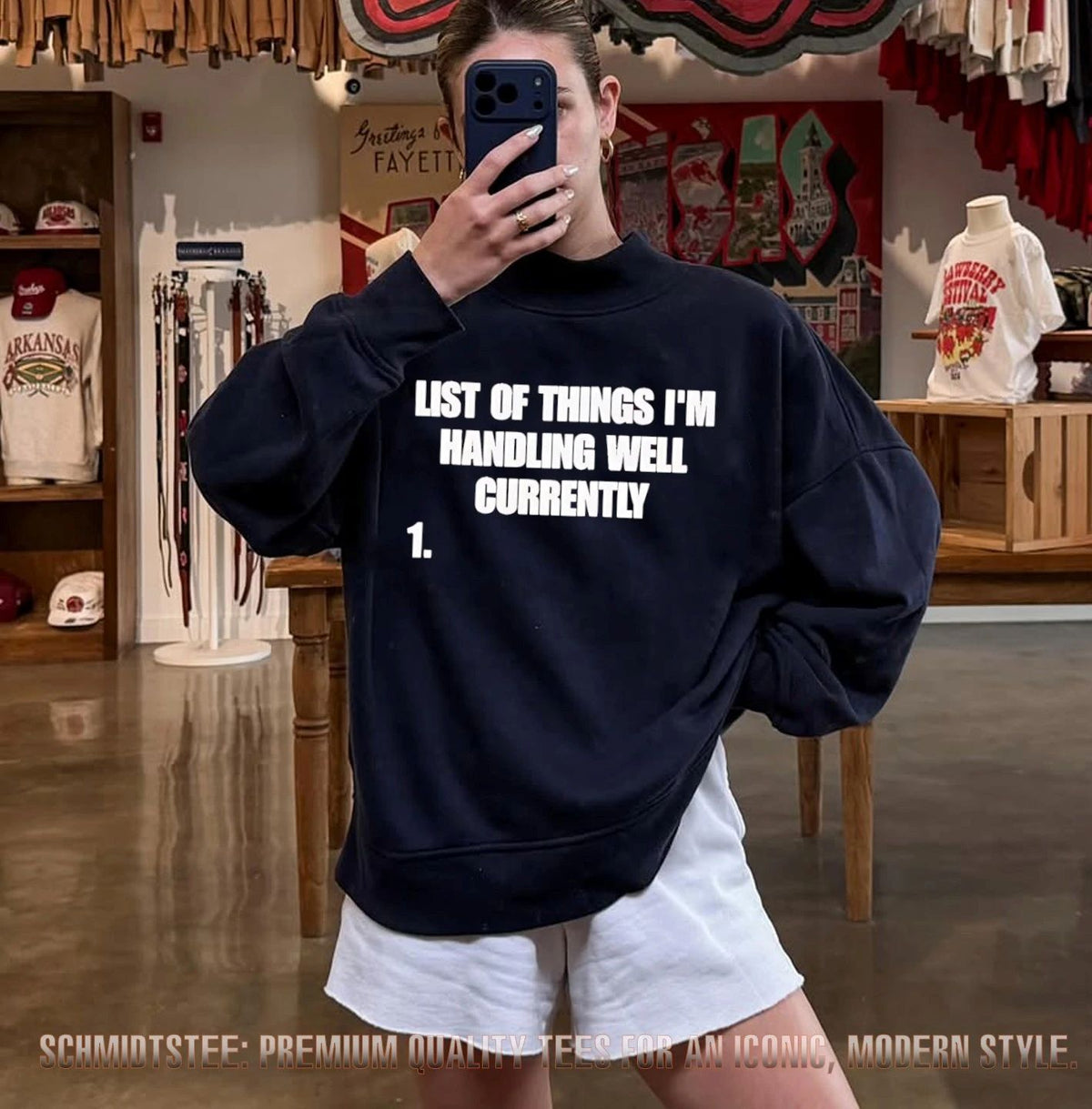 List of things I’m handling well currently shirt
