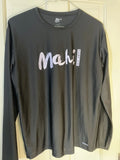 MAHI SURF CO. LONG SLEEVE BLACK BEACH SHIRT UPF 60+ - SIZE LARGE 0683