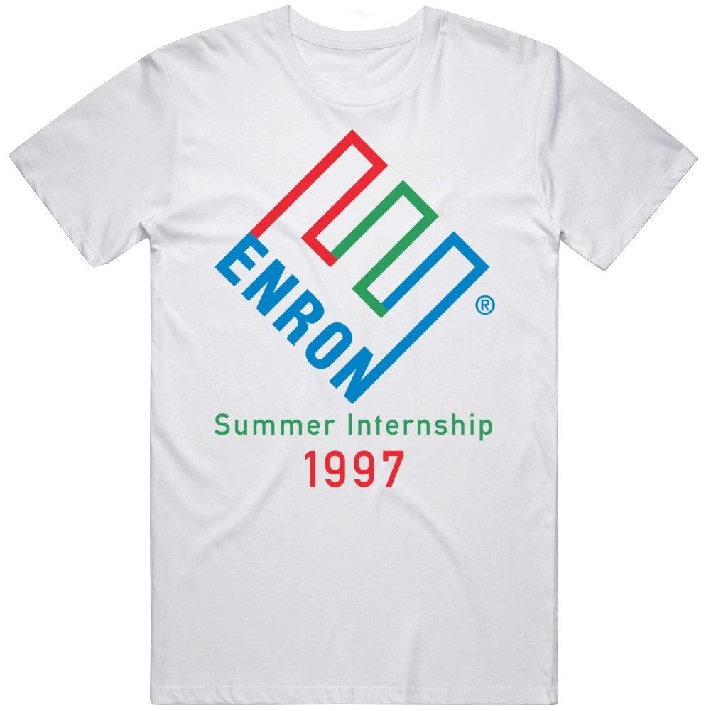 Enron Summer Internship 1997 Funny Accounting Cpa Gift T Shirt