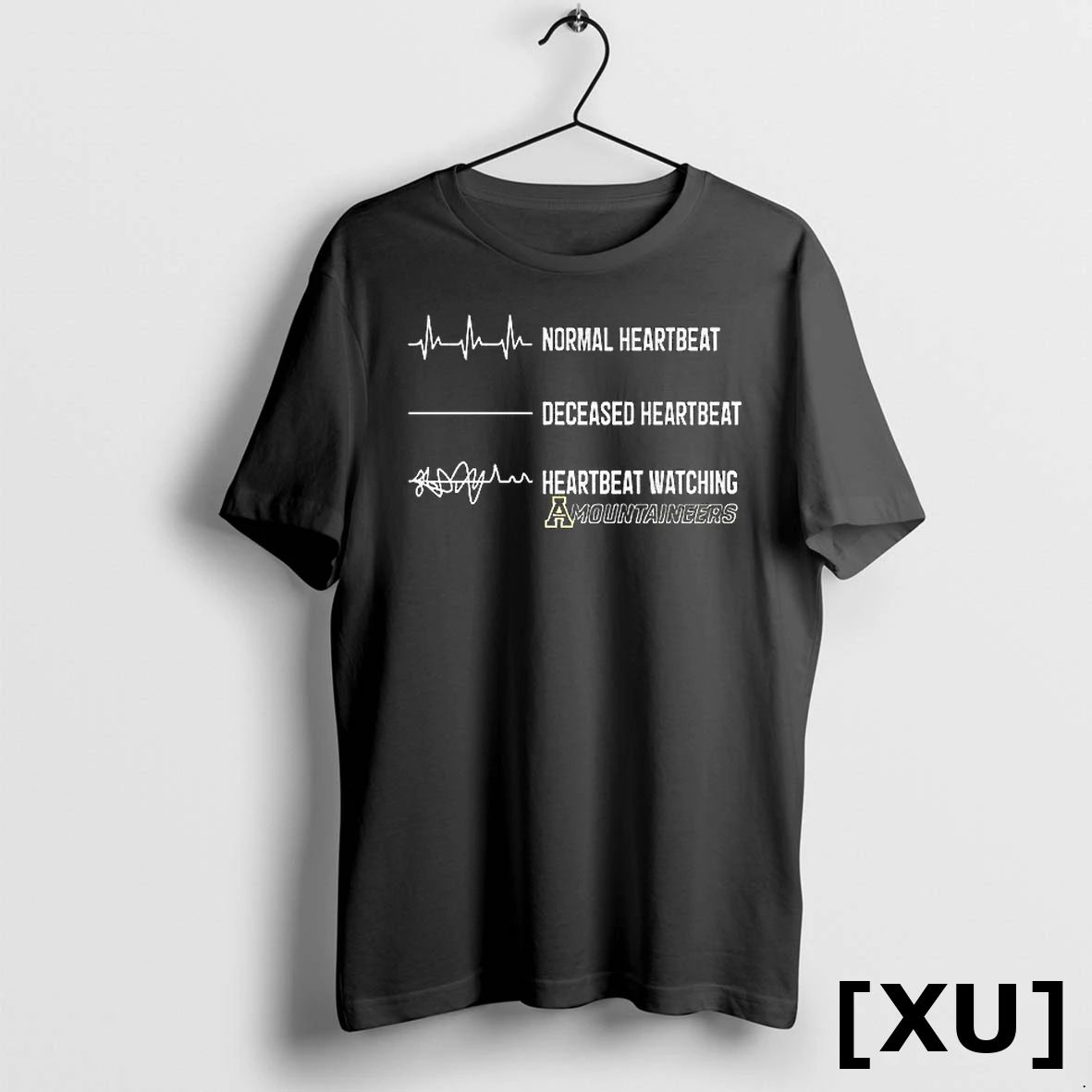 Appalachian State Mountaineers Normal Heartbeat Deceased Heartbeat Heartbeat Watching Tshirts Sweater
